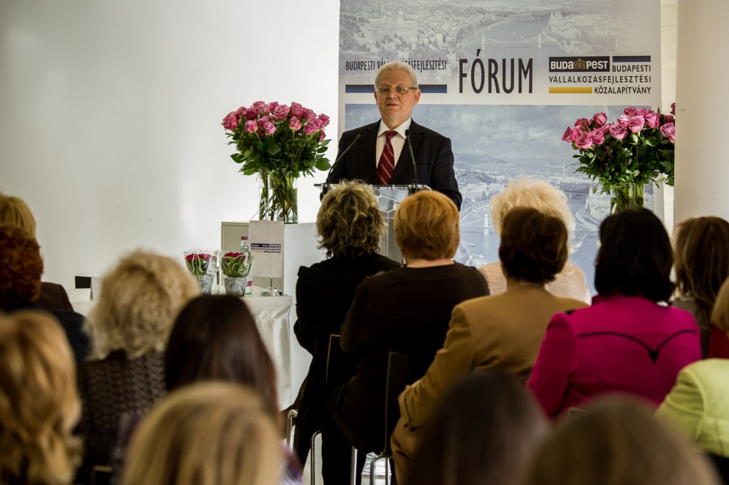 Tarlós István főpolgármester előadása a Budapesti Vállalkozásfejlesztési Fórumon
